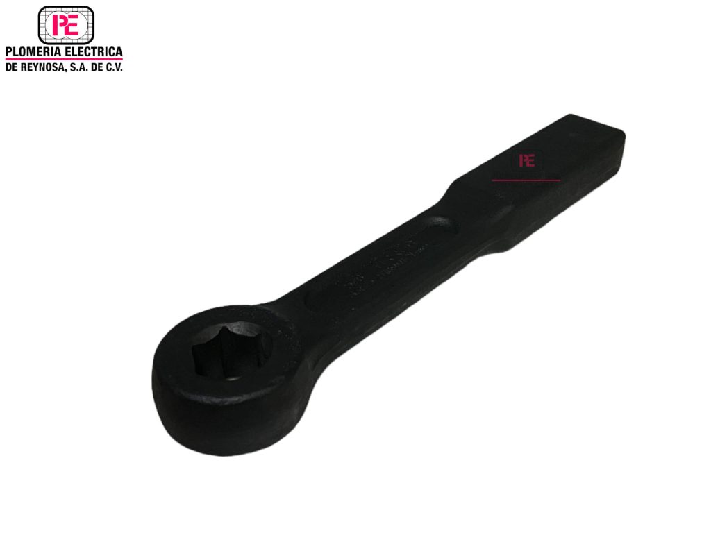 QUARKZMAN Llave De Golpe De Caja Plana 32mm Métrica, 12 Puntos, Acero CR-V Para Reparación Mecánica Y Automotriz