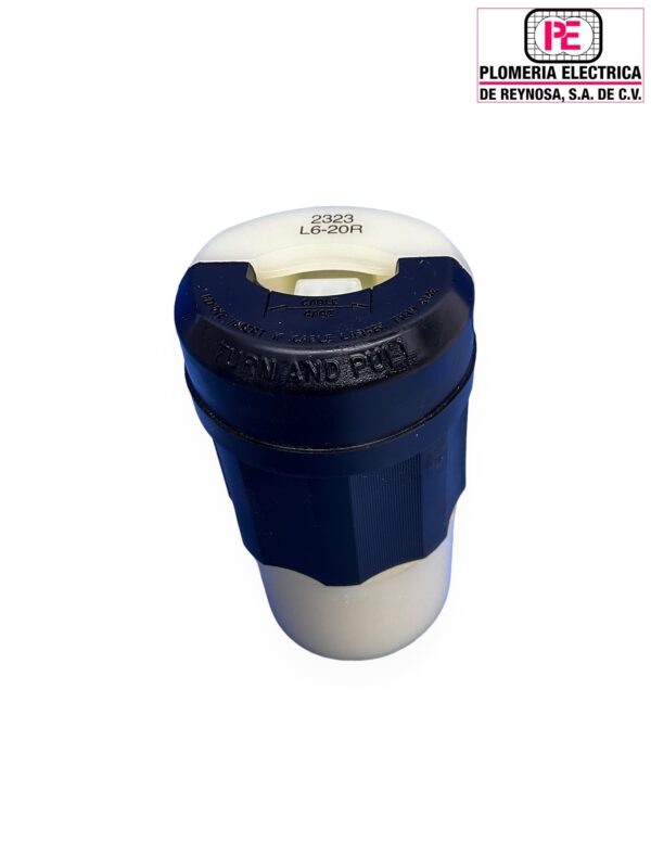Contacto de Seg. 20A 2P 3H 250V 2323 HUBBELL - Imagen 6
