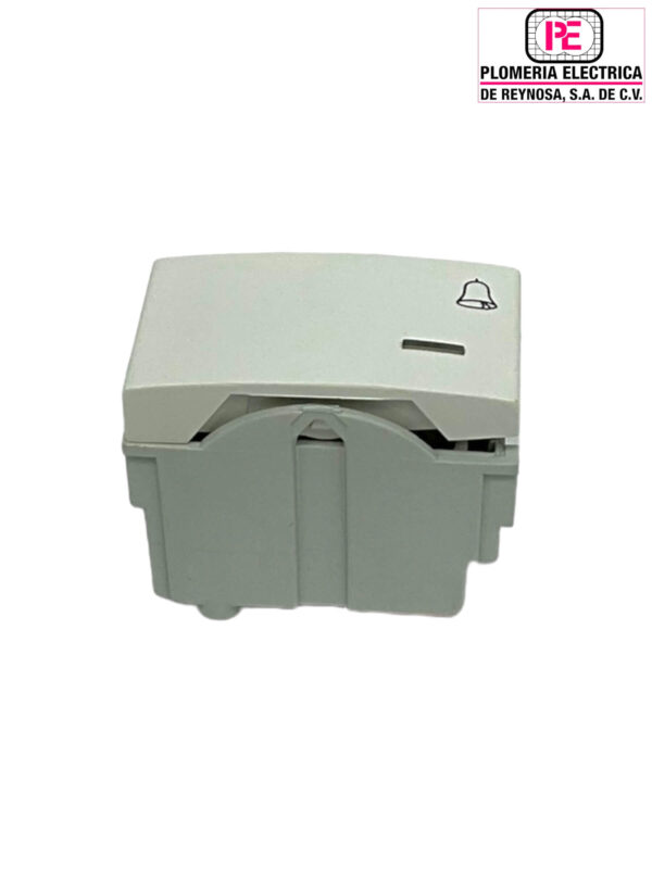 Boton Timbre L/Piloto Blanco Lunare