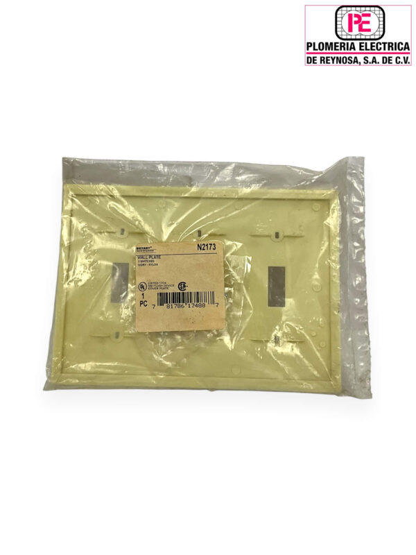 Placa P/3 Apagador L/V Marf/Nylon BRYANT - Imagen 2