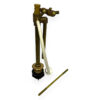 Valvula T/Bajo WC Bronce FIG50 Rugo